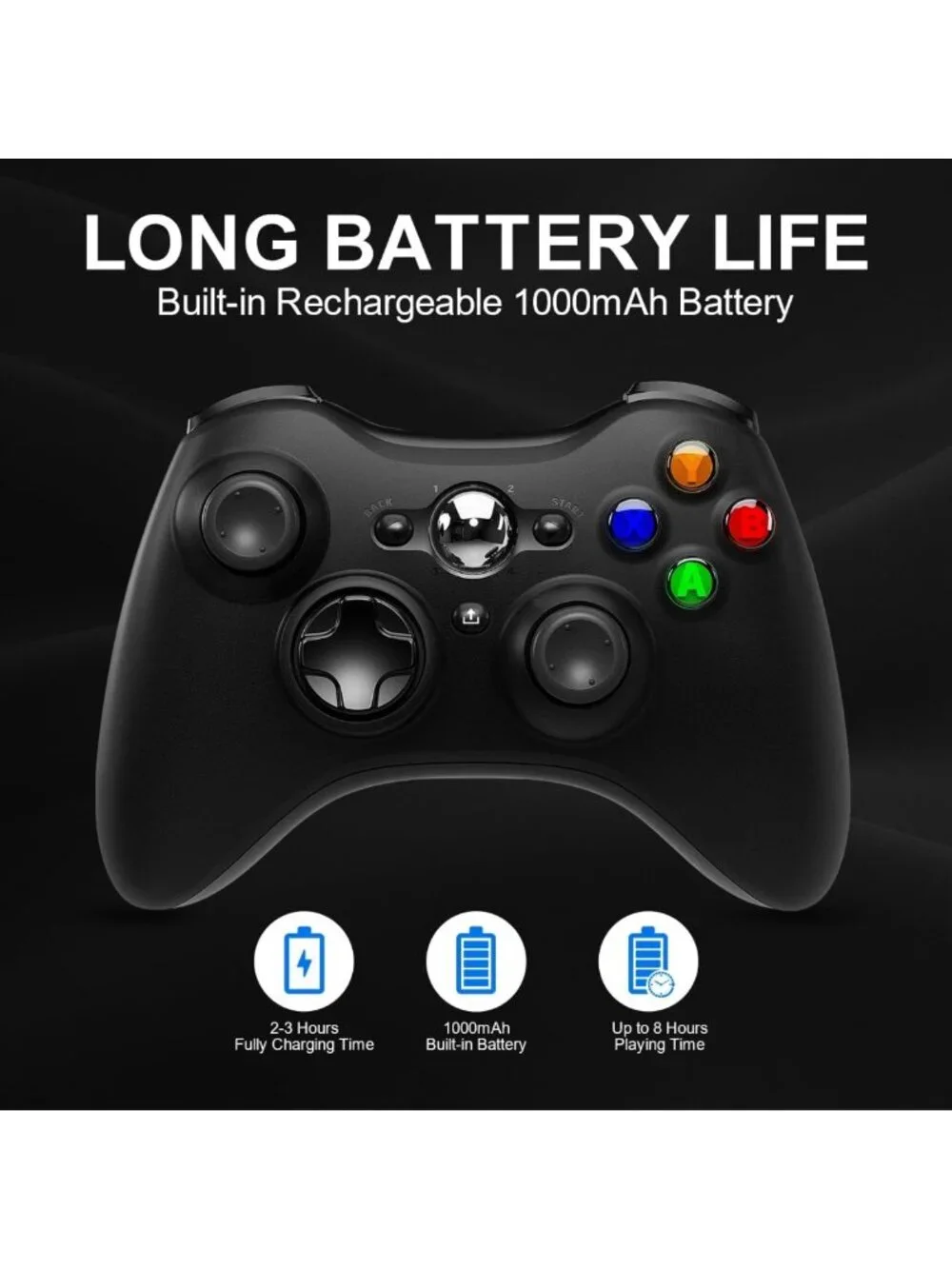 Wireless Game Controller for Xbox One, Series X|S & PC - Ergonomic, Dual